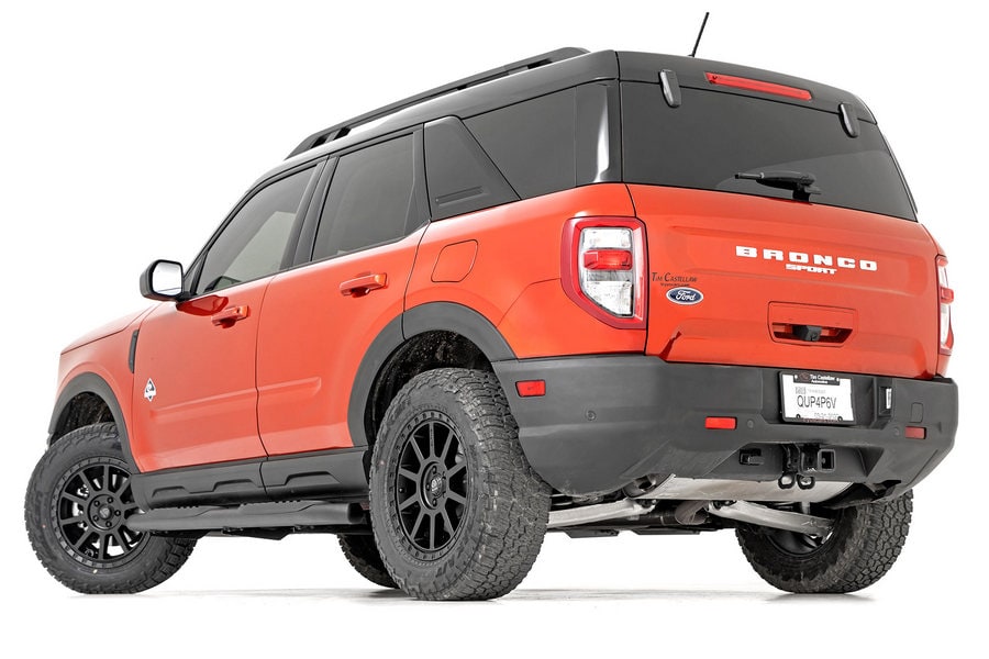 Овальные трубчатые подножки, чёрные, Ford Bronco Sport (2021–2026), Rough Country — фото 3
