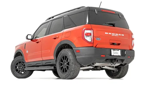 Овальные трубчатые подножки, чёрные, Ford Bronco Sport (2021–2026), Rough Country — фото 3