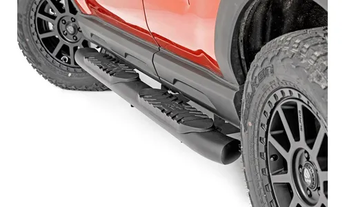 Овальные трубчатые подножки, чёрные, Ford Bronco Sport (2021–2026), Rough Country — фото 4