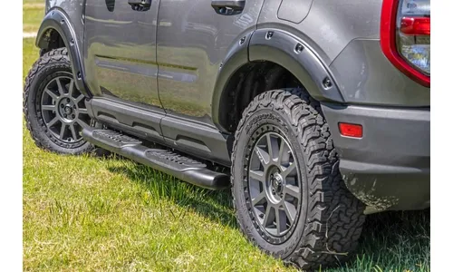 Овальные трубчатые подножки, чёрные, Ford Bronco Sport (2021–2026), Rough Country — фото 6