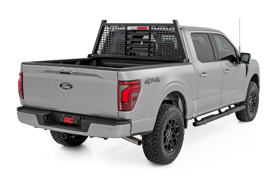 Защитная решётка заднего стекла кабины, с панелями MOLLE, Ford F-150 (2015–2026), Rough Country — фото 4