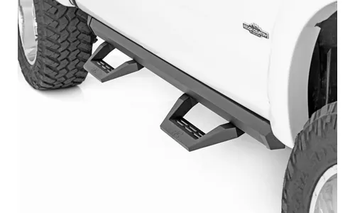 Регулируемые алюминиевые подножки SRX2, кабина Crew Cab, Rough Country — фото 1