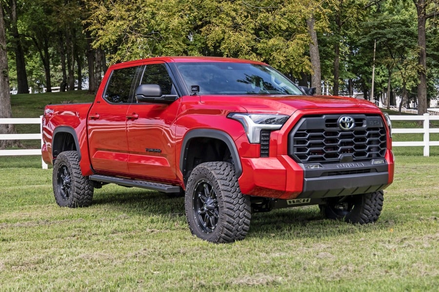 Боковые подножки BA2, Toyota Tundra III, Rough Country — фото 7