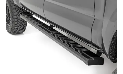 Боковые подножки BA2, кабина Double Cab, Toyota Tacoma (2005–2023), Rough Country — фото 1