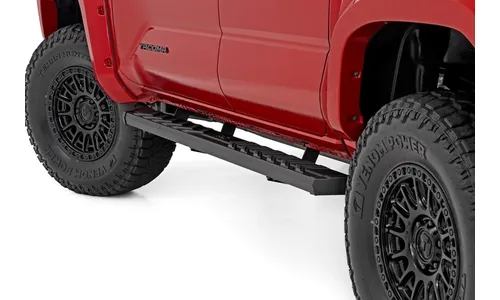 Боковые подножки BA2, кабина Double Cab, Toyota Tacoma IV, Rough Country — фото 1