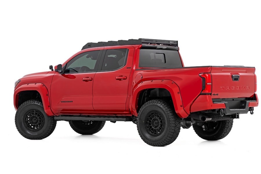 Боковые подножки BA2, кабина Double Cab, Toyota Tacoma IV, Rough Country — фото 3