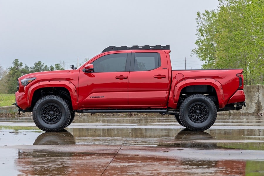 Боковые подножки BA2, кабина Double Cab, Toyota Tacoma IV, Rough Country — фото 5