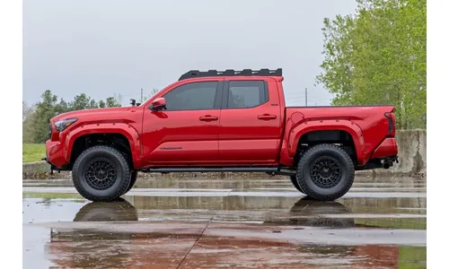 Боковые подножки BA2, кабина Double Cab, Toyota Tacoma IV, Rough Country — фото 5