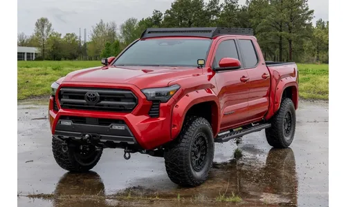 Боковые подножки BA2, кабина Double Cab, Toyota Tacoma IV, Rough Country — фото 6