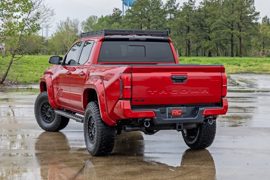 Боковые подножки BA2, кабина Double Cab, Toyota Tacoma IV, Rough Country — фото 7