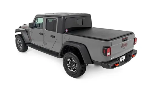 Мягкая сворачиваемая крышка грузовой платформы, Jeep Gladiator JT, Rough Country — фото 3