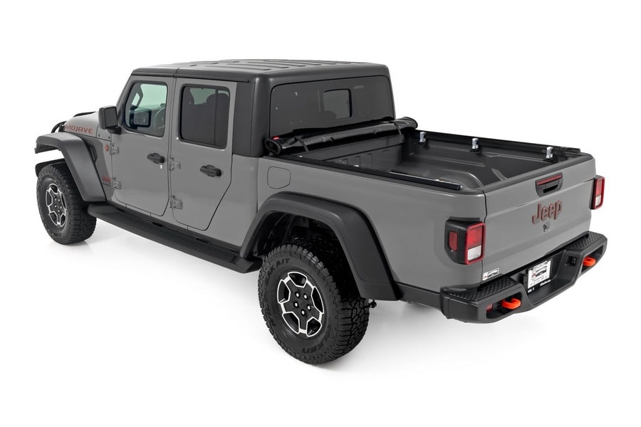 Мягкая сворачиваемая крышка грузовой платформы, Jeep Gladiator JT, Rough Country — фото 4