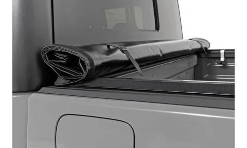 Мягкая сворачиваемая крышка грузовой платформы, Jeep Gladiator JT, Rough Country — фото 5