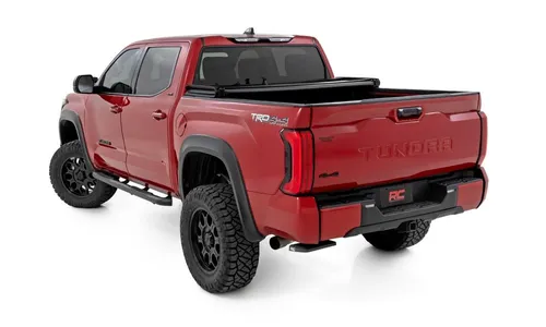 Трубчатые подножки, кабина CrewMax, Toyota Tundra III, Rough Country — фото 3