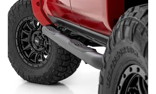Трубчатые подножки, кабина Double Cab, Toyota Tacoma IV, Rough Country — фото 1