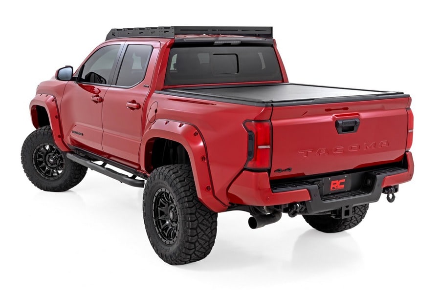 Трубчатые подножки, кабина Double Cab, Toyota Tacoma IV, Rough Country — фото 3
