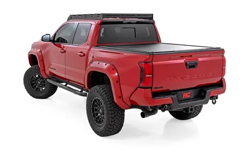 Трубчатые подножки, кабина Double Cab, Toyota Tacoma IV, Rough Country — фото 3