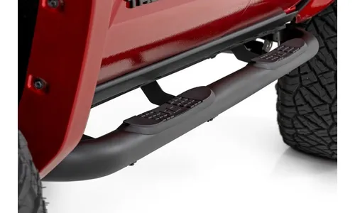 Трубчатые подножки, кабина Double Cab, Toyota Tacoma IV, Rough Country — фото 4