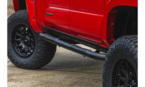 Трубчатые подножки, кабина Double Cab, Toyota Tacoma IV, Rough Country — фото 6