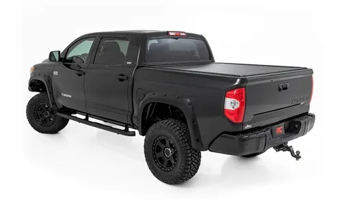 Трубчатые подножки, кабина CrewMax, Toyota Tundra (2007–2021), Rough Country — фото 3