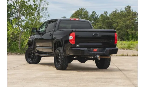 Трубчатые подножки, кабина CrewMax, Toyota Tundra (2007–2021), Rough Country — фото 7