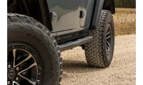 Трубчатые подножки, 4 двери, Jeep Wrangler JL, Rough Country — фото 6