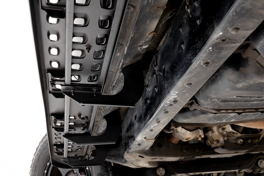 Боковые подножки RPT2, кабина Crew Cab, чёрные, Toyota Tundra (2007–2021), Rough Country — фото 7