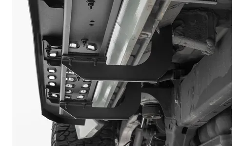 Боковые подножки RPT2, кабина Crew Cab, чёрные, Toyota Tundra III, Rough Country — фото 5