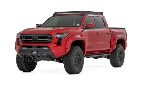 Боковые подножки RPT2, кабина Double Cab, чёрные, Toyota Tacoma IV, Rough Country — фото 2