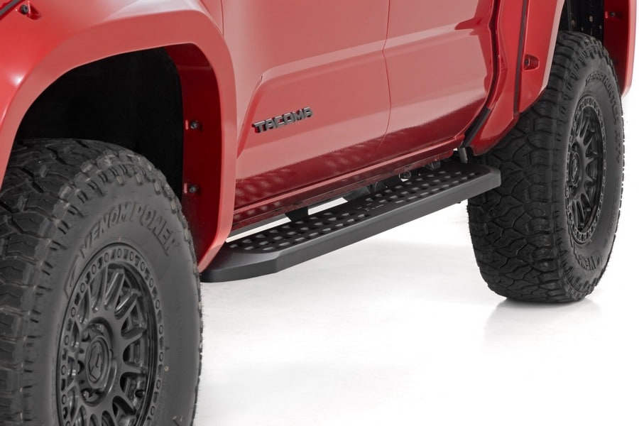 Боковые подножки RPT2, кабина Double Cab, чёрные, Toyota Tacoma IV, Rough Country — фото 3