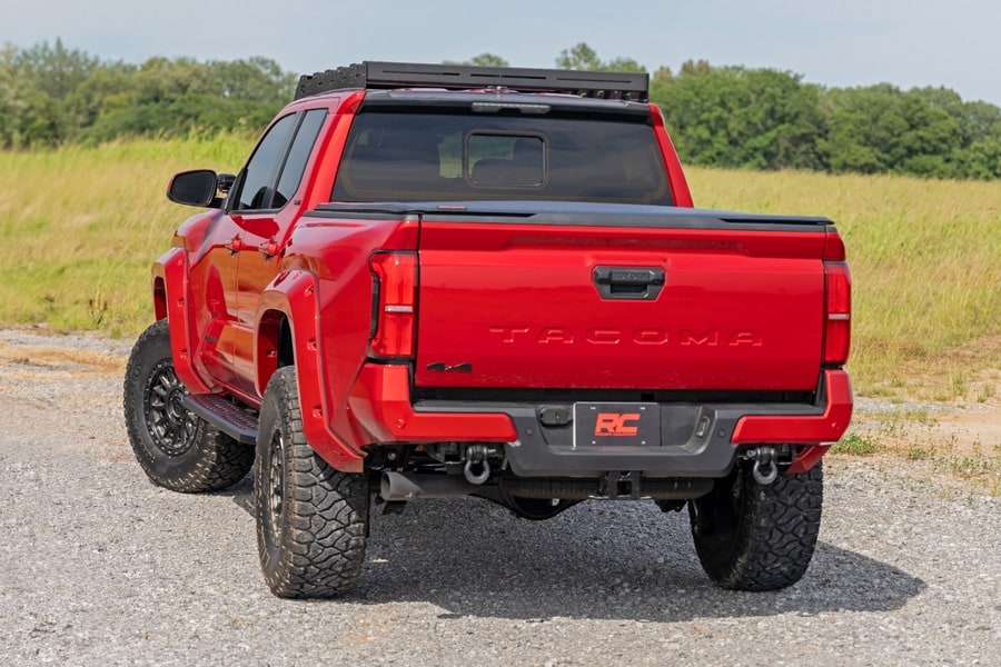 Боковые подножки RPT2, кабина Double Cab, чёрные, Toyota Tacoma IV, Rough Country — фото 7