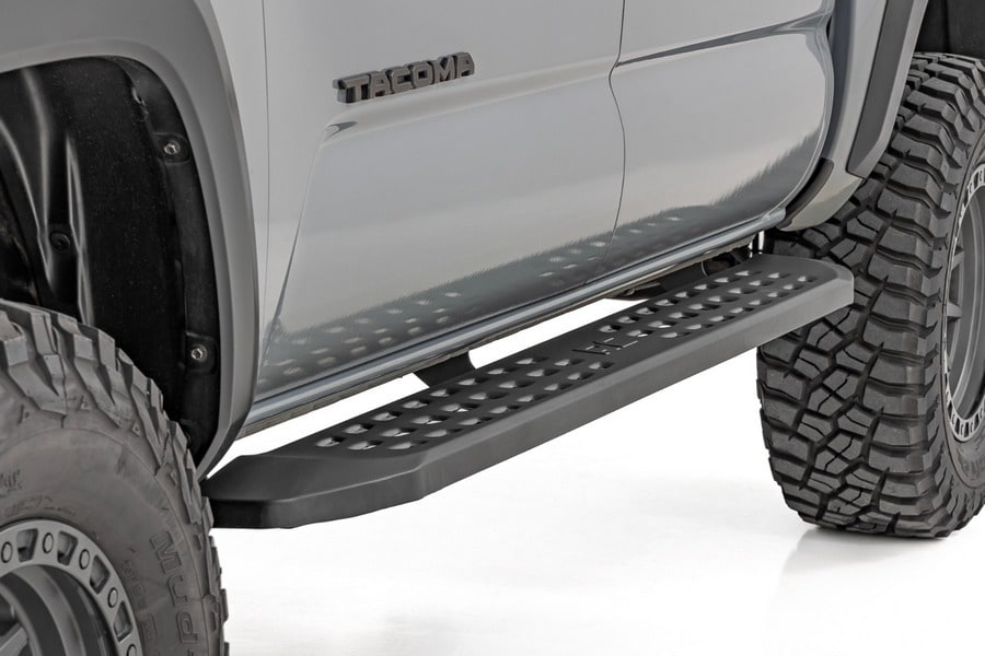 Боковые подножки RPT2, кабина Double Cab, чёрные, Toyota Tacoma III, Rough Country — фото 4