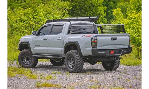 Боковые подножки RPT2, кабина Double Cab, чёрные, Toyota Tacoma III, Rough Country — фото 7