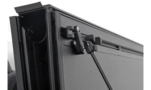 Жёсткая трёхсекционная откидная крышка грузовой платформы, грузовая платформа 1 701,8 мм (5 футов 7 дюймов), Ford F-150 (2004–2014), Rough Country — фото 7