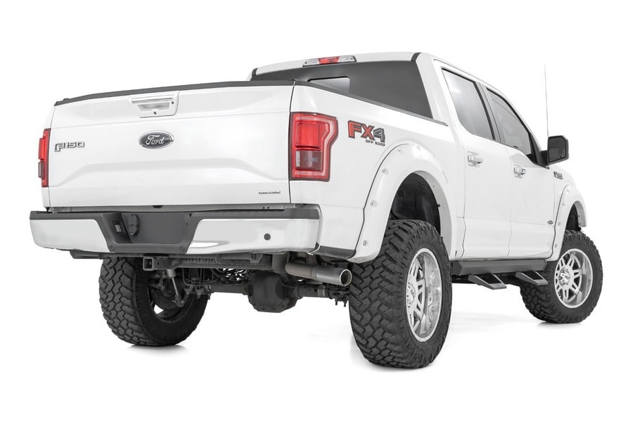 Регулируемые алюминиевые подножки SRX2, кабина Crew Cab, Rough Country — фото 3