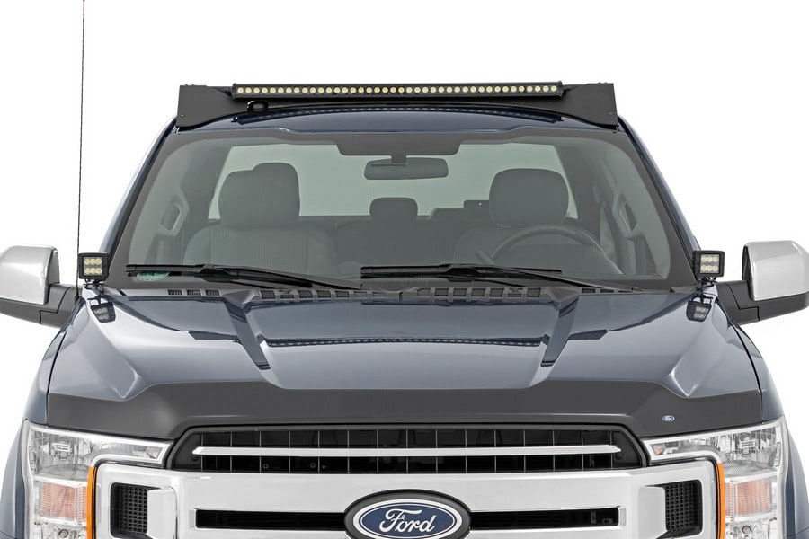 Багажник на крышу, с передним и задним светодиодным светом, Ford F-150 (2015–2018), Rough Country — фото 3