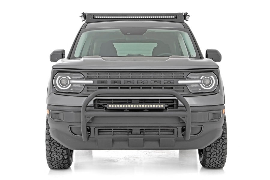 Передняя защитная дуга, свет серии Black, Ford Bronco Sport (2021–2024), Rough Country — фото 3