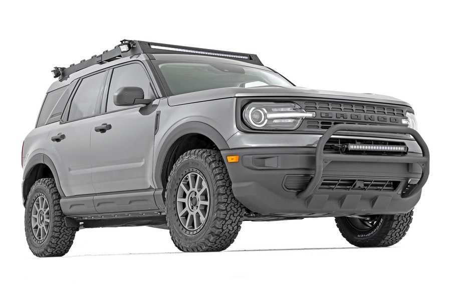 Передняя защитная дуга, свет серии Chrome, Ford Bronco Sport (2021–2024), Rough Country — фото 5