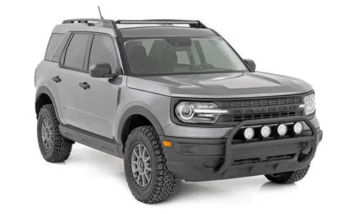 Передняя защитная дуга, круглые LED-фары 101,6 мм (4 дюйма), Ford Bronco Sport (2021–2024), Rough Country — фото 2