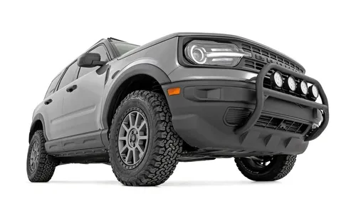 Передняя защитная дуга, круглые LED-фары 101,6 мм (4 дюйма), Ford Bronco Sport (2021–2024), Rough Country — фото 4