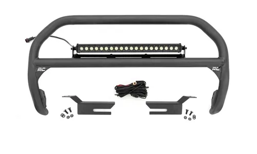 Передняя защитная дуга, свет серии Black, Ford Bronco VI, Rough Country — фото 1
