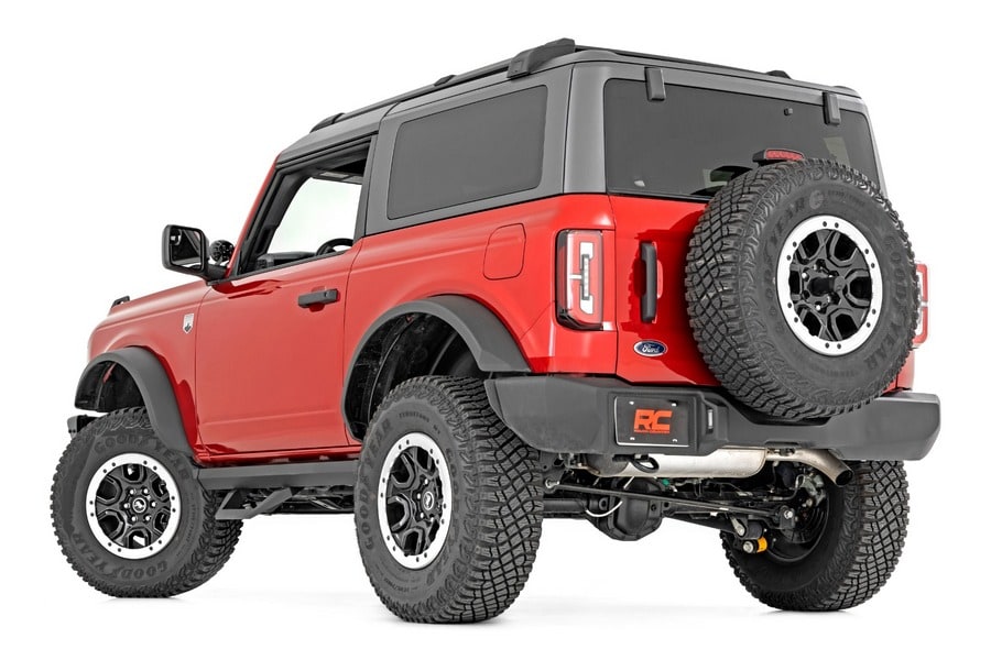 Регулируемые алюминиевые подножки SRX2, Ford Bronco VI, Rough Country — фото 3