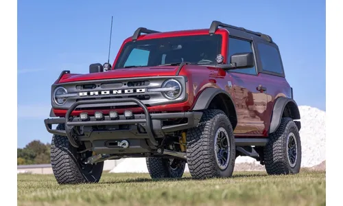 Регулируемые алюминиевые подножки SRX2, Ford Bronco VI, Rough Country — фото 7