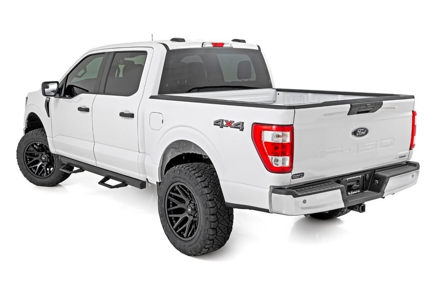 Регулируемые алюминиевые подножки SRL2, кабина Crew Cab, Rough Country — фото 3