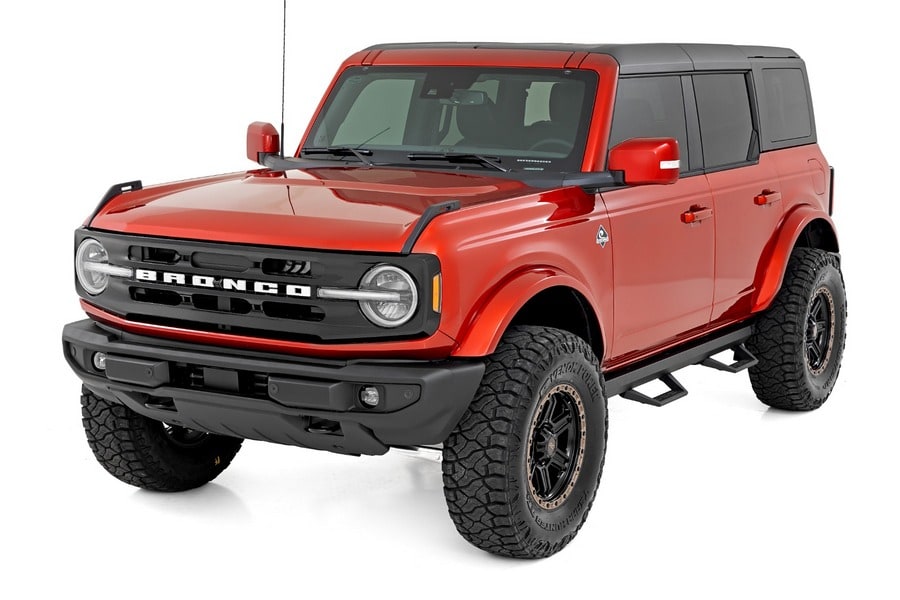 Регулируемые алюминиевые подножки SRL2, 4 двери, Ford Bronco VI, Rough Country — фото 3