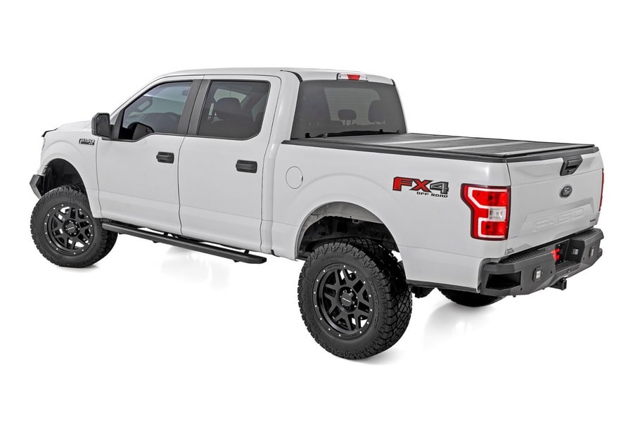 Боковые подножки с многоцветной LED-подсветкой, кабина Crew Cab, Rough Country — фото 3