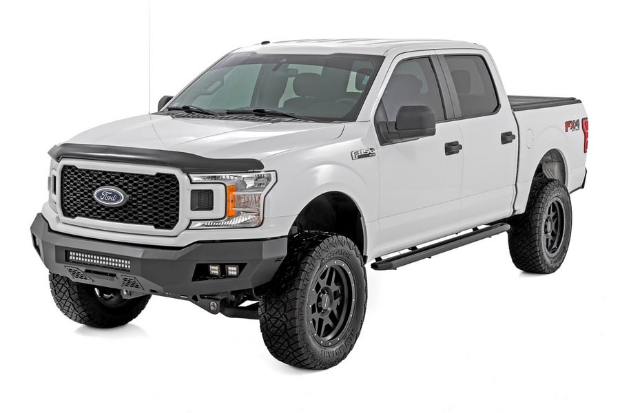 Боковые подножки с многоцветной LED-подсветкой, кабина Crew Cab, Rough Country — фото 5