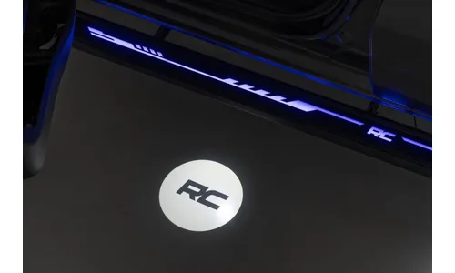 Боковые подножки с многоцветной LED-подсветкой, кабина Crew Cab, Rough Country — фото 7