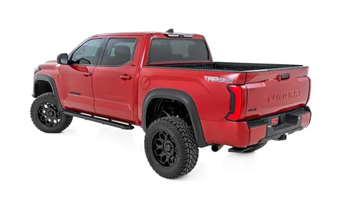 Боковые подножки с многоцветной LED-подсветкой, кабина CrewMax, Toyota Tundra III, Rough Country — фото 5