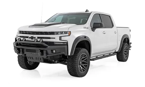 Боковые подножки с многоцветной LED-подсветкой, кабина Crew Cab, Rough Country — фото 3